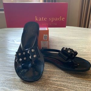 Kate Spade Size 10 Jelly Flip Flops